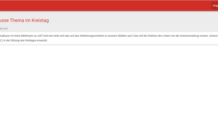 Das Foto ist ein Screenshot von einem Artikel auf radioneandertal.de